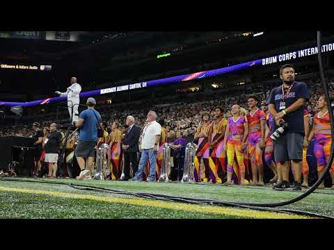 FRONT ENSEMBLE POV OF CROWD: Bluecoats Alumni Corps Semi Finals Performance August 12, 2022