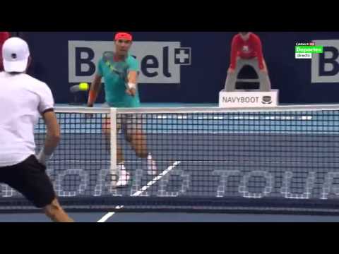 Rafael Nadal vs Simone Bolelli Basel 2014 R1 Highlights