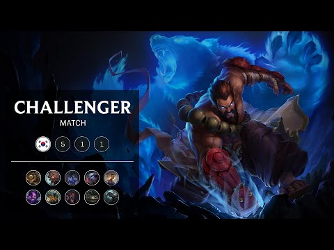 KR Challenger match 511: Udyr got a PENTAKILL
