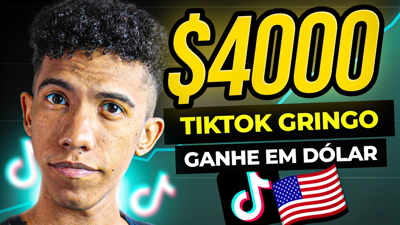 Como criar e MONETIZAR VÍDEOS NO TIKTOK gringo e RECEBER 7x MAIS EM DÓLAR