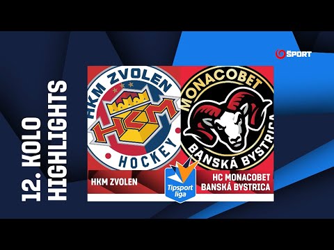 12. kolo: HKM Zvolen - HC MONACObet Banská Bystrica 1:6 (0:3, 1:1, 0:2)
