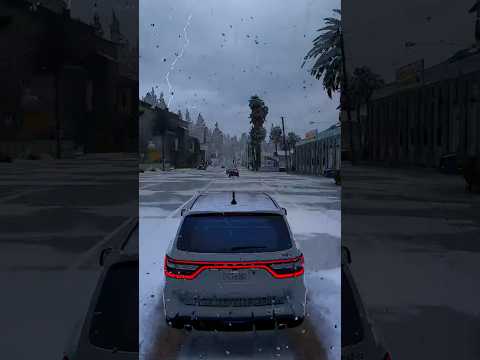 Severe weather = IDIOT DRIVERS! ⛈️😡 #lspdfr  #quantv #gta #gta5 #police #roleplay  #bloopers
