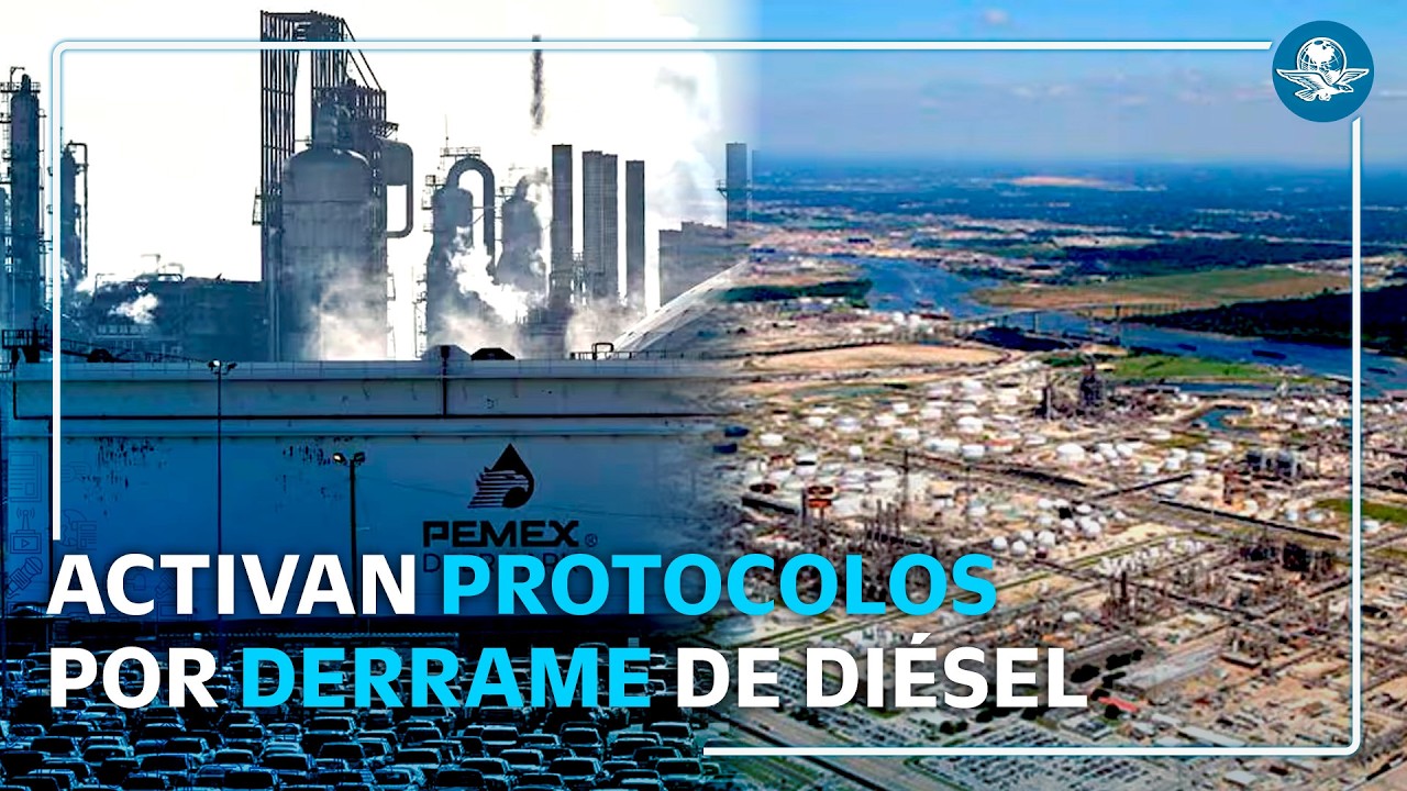 Derrame de diésel en Deer Park: Pemex activa protocolos en Houston
