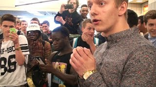 EPIC High School RAP BATTLE- Kid gets DESTROYED