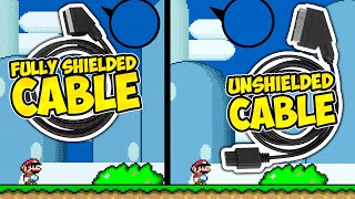 RGB SCART-kabels: afgeschermd versus onafgeschermd