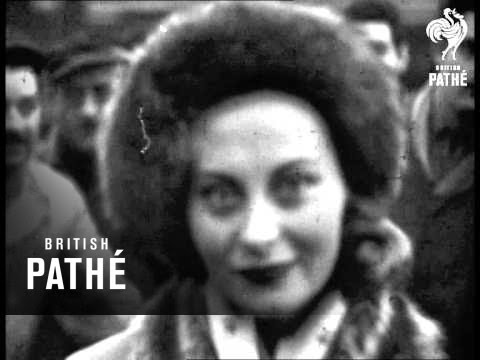 Michele Morgan Arrives In Rome (1948)