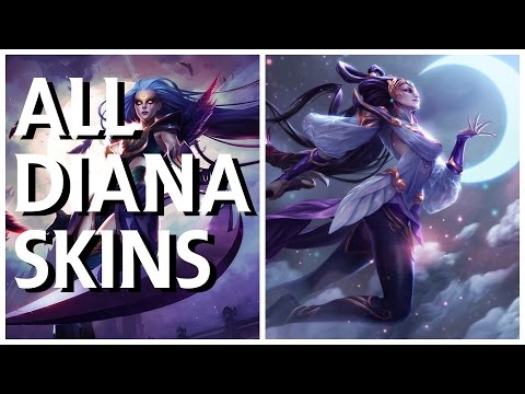 All Diana Skins (Dark Valkyrie, Lunar Goddess)