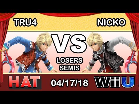 HAT 18 - Tru4 (Shulk) Vs. FAD | Nicko (Marth, Shulk) Losers Semis - Smash 4