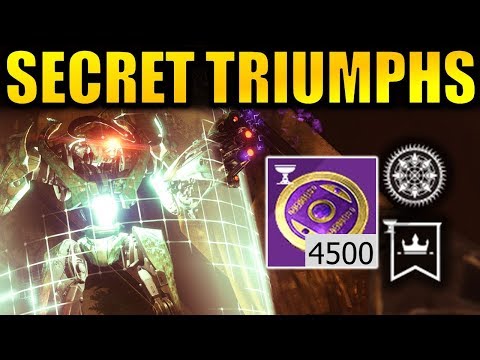 Destiny 2: All SECRET Menagerie & Tribute Hall Triumphs!