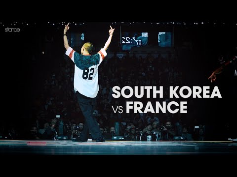 South Korea vs France [popping finals - stance angle] // KOD 2016