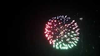 preview picture of video 'July 4th 2014 Fireworks at American Village'