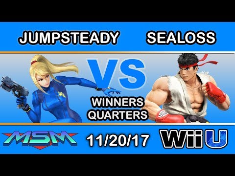 MSM 122 - Jumpsteady (Zero Suit Samus) Vs. SeaLoss (Ryu) - Winners Quarters