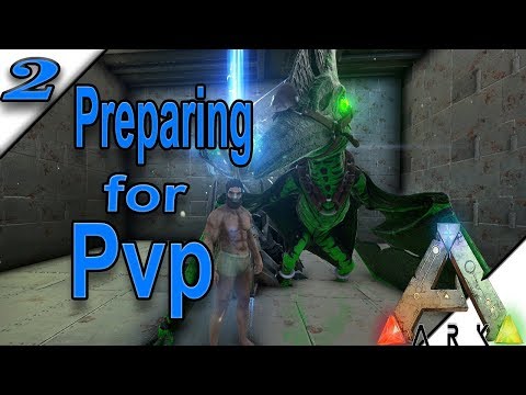 STARTER PvP BASE/LEARNING the ROPES - ARK: Survival Evolved (High Rate Primal Fear Server) Ep. 2