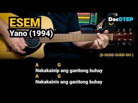 Esem - Yano (1994) Easy Guitar Chords Tutorial with Lyrics