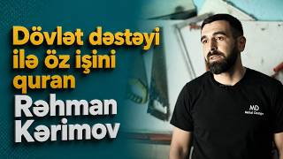 Dövlət Məşğulluq Agentliyi tərəfindən özünüməşğulluq proqramı çərçivəsində  kiçik dəmirçi sexi  zərfi üzrə aktivlərlə təmin olunan daha bir vətəndaşımız dövlət dəstəyi ilə öz işini qurub