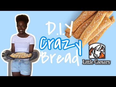 DIY CRAZY BREAD JUST LIKE LITTLE CAESARS RECIPE | READY IN 10 MINUTES!