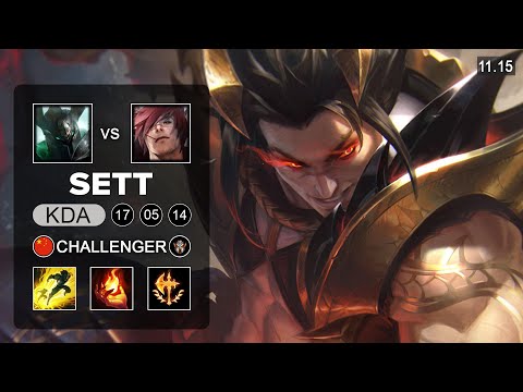 Sett Top vs Mordekaiser - CN Challenger Patch 11.15