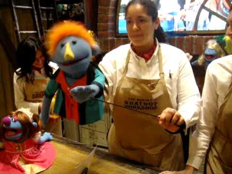 Muppets at WhatNot Workshop drink RedBull