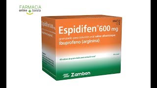 Espidifen 600mg albaricoque