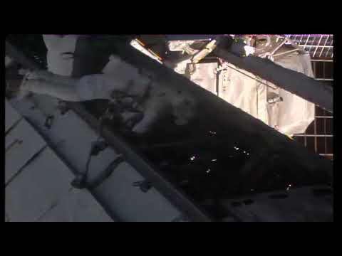 ISS Spacewalk Expedition 55, Translation to Airlock. 16:30 UTC 16/5/18 ....