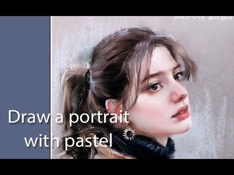 【 Pastel Portrait 04 】Essential Techniques for Pastel Portraits