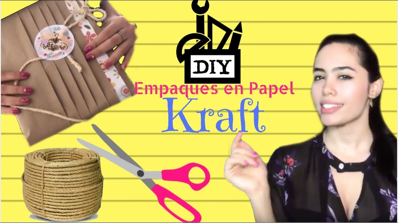 DIY /  EMPAQUES EN PAPEL KRAFT / FÁCIL