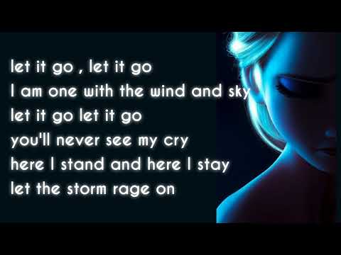 Let it go - (Frozen) {lyrics}