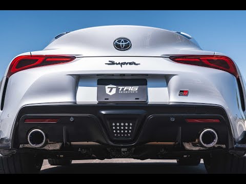 2022 GR Supra 3.0 Akrapovic exhaust