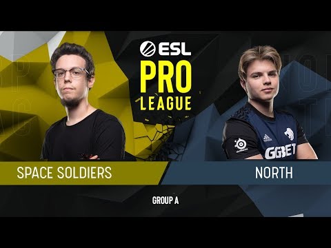 CS:GO - North vs. ex-Space Soldiers [Train] Map 2 - Group A - ESL Pro League Season 9 Europe