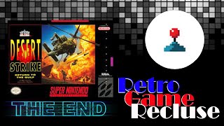 Desert Strike (1992) SNES Super Nintendo Famicom ending [Retro Gaming]