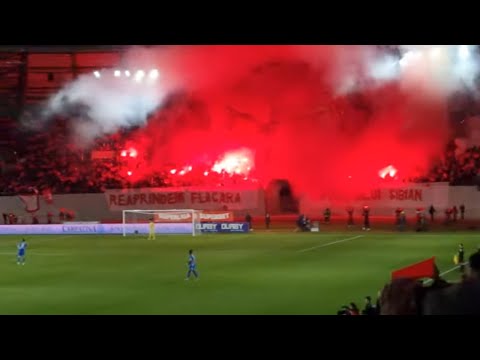 FC Hermannstadt Sibiu gallery at the inauguration of the Sibiu Municipal Stadium