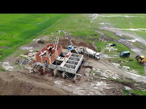 Șantier - Stația de epurare - Comuna Tulca - Aprilie 2023