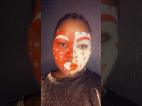 Red Clown 🤡 makeup #makeup #makeuplook #makeuptutorial #makeupshorts #lipstick #lipstickhacks