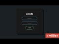 Animated Login Form Using Only HTML & CSS Animated Login Form Using Only HTML & CSS
