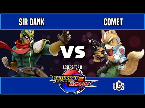 Saturday Stadium 2 - Losers Top 8 - Sir Dank(Captain Falcon) Vs. Comet(Fox)