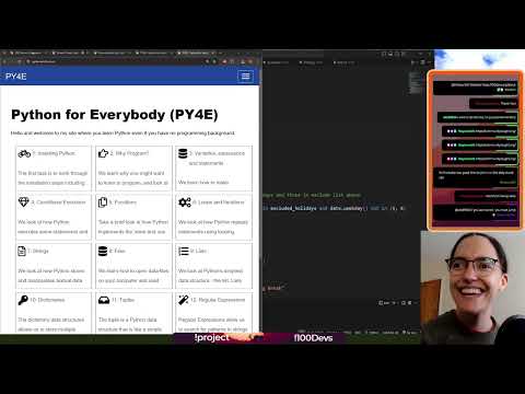 100devs Lets Learn Python Part 3