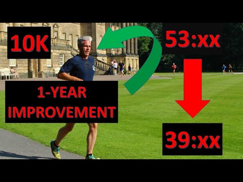 Run SUB 40 10K IN ONE YEAR / How I went from 53 to 39 mins / #running #training #fast #improve