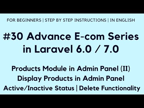 172 Make E com Website in Laravel 6 | Export Products Excel with Headings | Maatwebsite 3 1