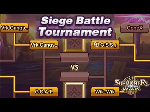 Siege Battle Tournament Season 5 SEMIFINALS ! - GOAT v VRK Gangster