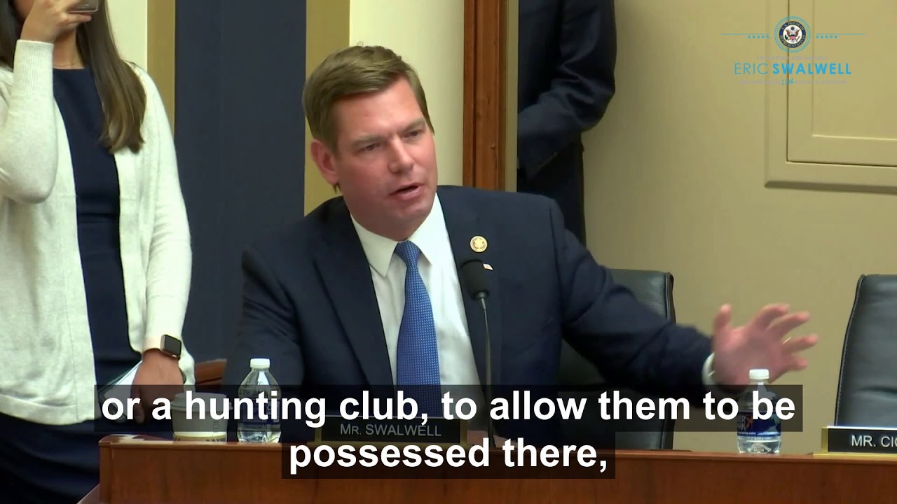 Rep. Swalwell discusses assault weapons
