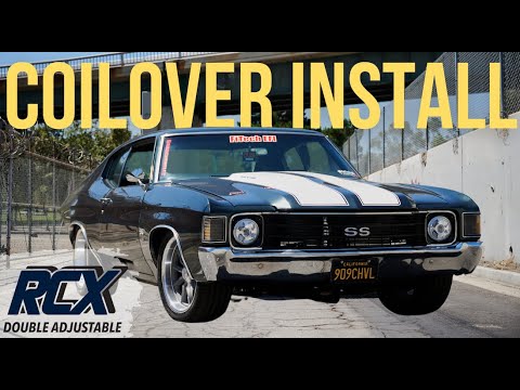Full Install: Chevelle gets RCX Double Adjustable Coilovers