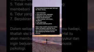 Download lagu 7 Cara Healing Sederhana agar Hati Lega dan Pikiran Tenang #psikologi #shortvideo #feedshorts mp3