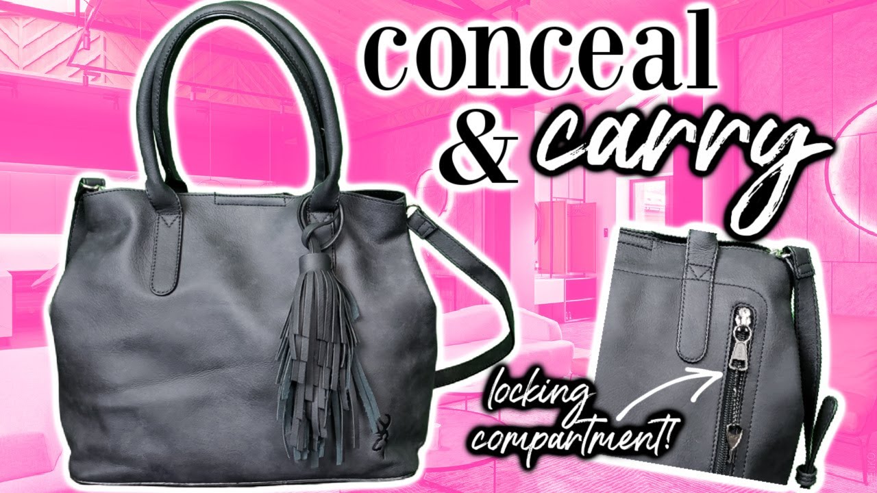 STYLISH + FUNCTIONAL Concealed Carry Handbag