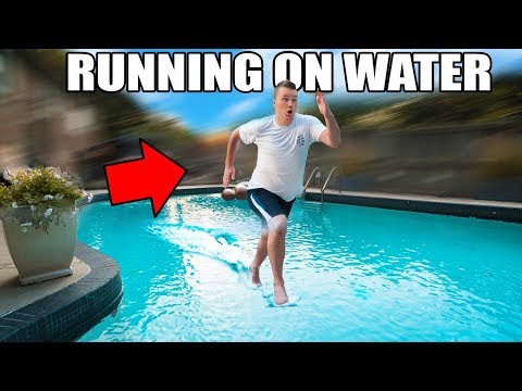 RUNNING ON WATER CHALLENGE!! 🏃🏻💧 Video