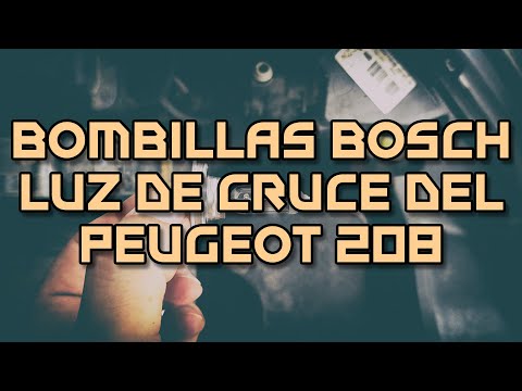 H7 Bosch Low Beam Bulbs for the Peugeot 208 🎞️ 🎵 🎙️ 🚗