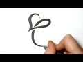 Designing Letter C and Heart Tribal Tattoo Design ...