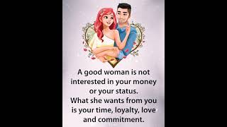 Qualities of Good Woman - Best Quote about Marriage for Whatsapp Status in shorts