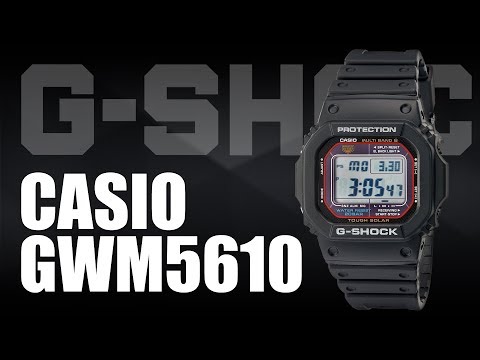 Casio G-Shock GWM5610 Solar Multiband 6 Atomic Timekeeping Watch Review