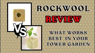 Rockwool Showdown: Which One Grows Better? Legigo VS #towergarden #garden #hydroponicgardening