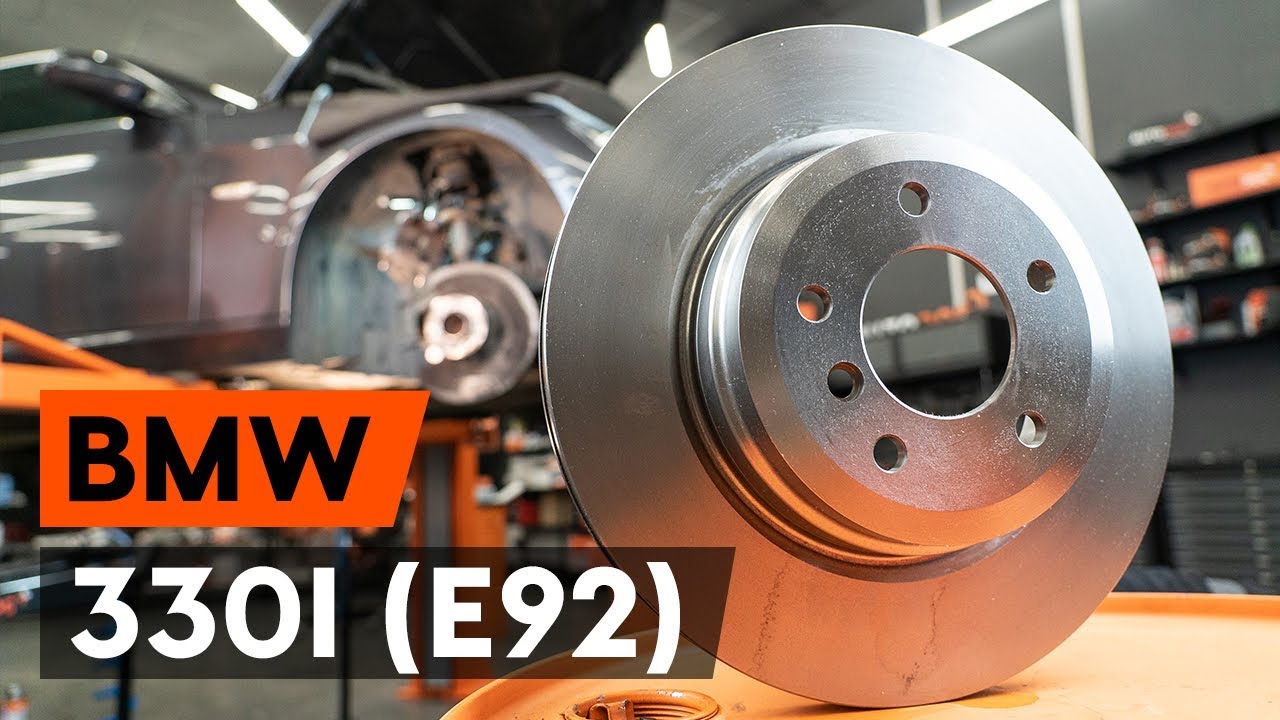 Как се сменят предни спирачни дискове на BMW E92 – Ръководство за смяна
